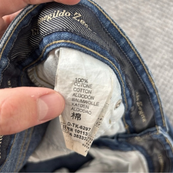 Ermenegildo Zegna Jeans Mens measures(34x30) Medium Wash Blue Denim - Picture 9 of 12